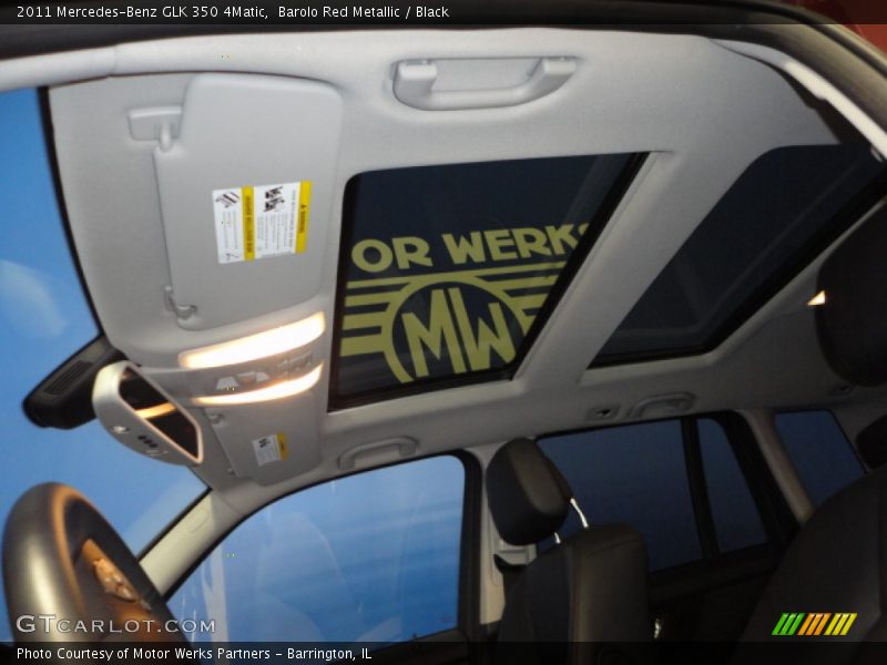 Barolo Red Metallic / Black 2011 Mercedes-Benz GLK 350 4Matic