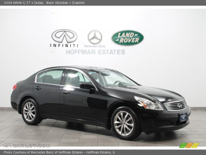 Black Obsidian / Graphite 2009 Infiniti G 37 x Sedan
