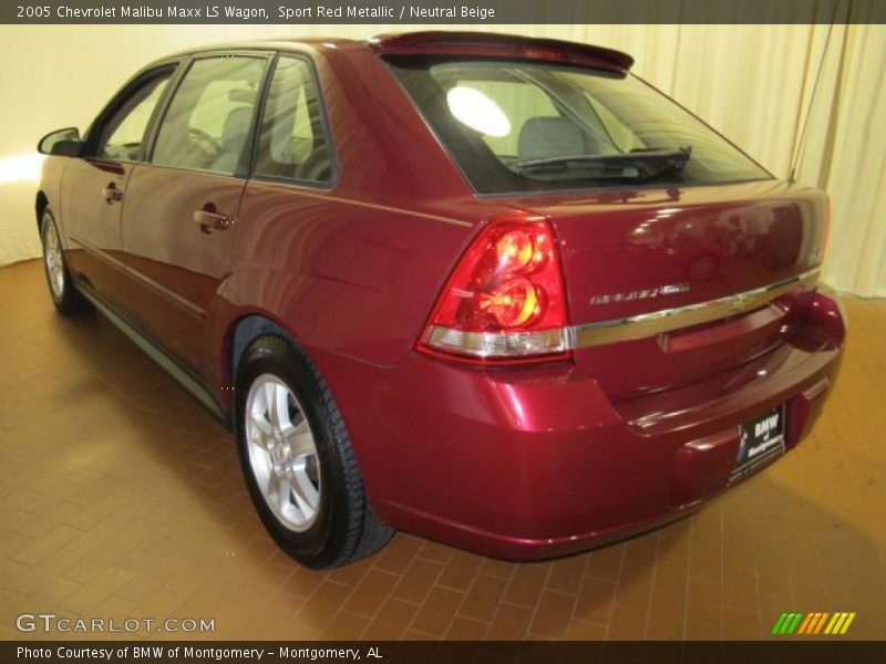 Sport Red Metallic / Neutral Beige 2005 Chevrolet Malibu Maxx LS Wagon