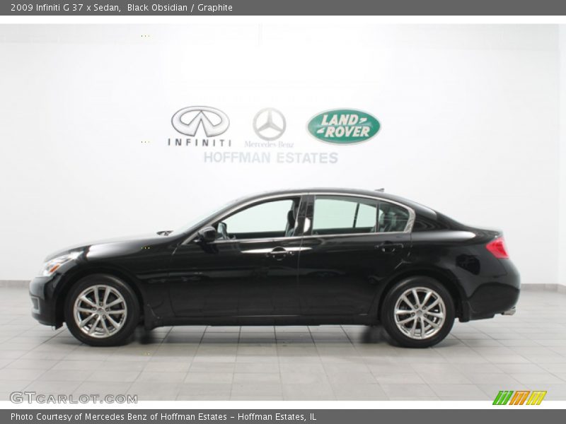 Black Obsidian / Graphite 2009 Infiniti G 37 x Sedan