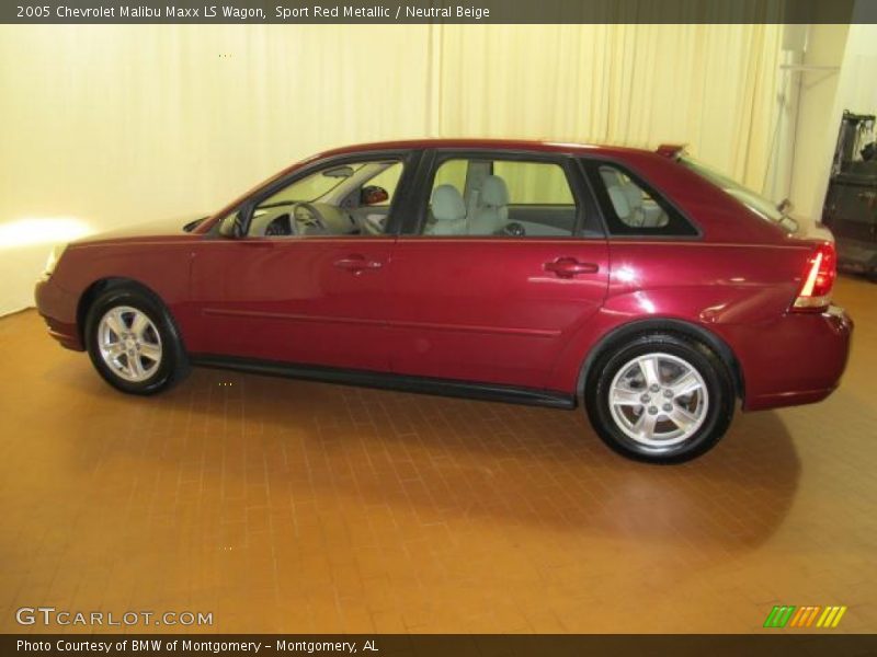 Sport Red Metallic / Neutral Beige 2005 Chevrolet Malibu Maxx LS Wagon