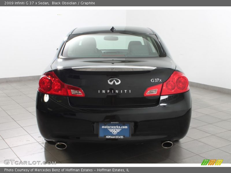 Black Obsidian / Graphite 2009 Infiniti G 37 x Sedan
