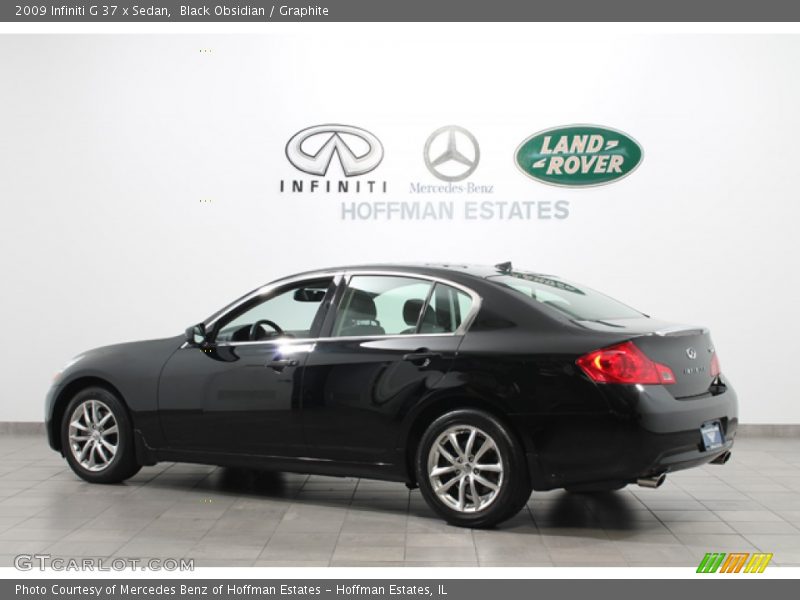 Black Obsidian / Graphite 2009 Infiniti G 37 x Sedan