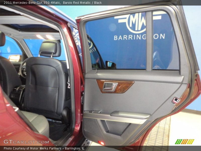 Barolo Red Metallic / Black 2011 Mercedes-Benz GLK 350 4Matic