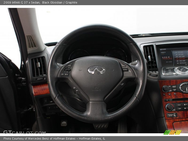 Black Obsidian / Graphite 2009 Infiniti G 37 x Sedan