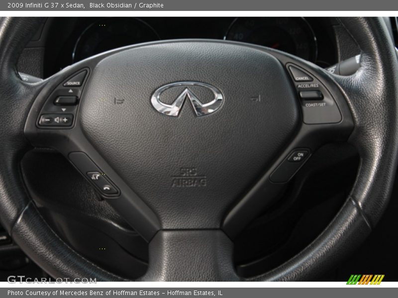 Black Obsidian / Graphite 2009 Infiniti G 37 x Sedan