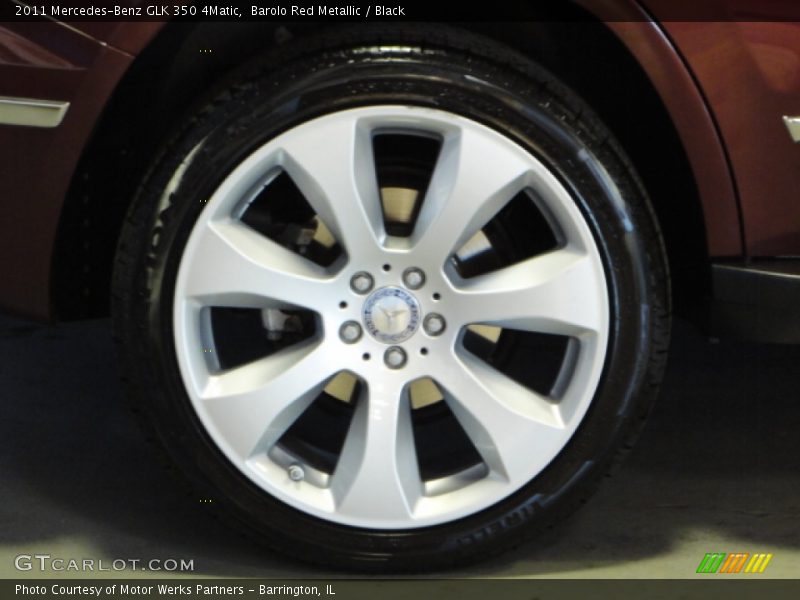 Barolo Red Metallic / Black 2011 Mercedes-Benz GLK 350 4Matic