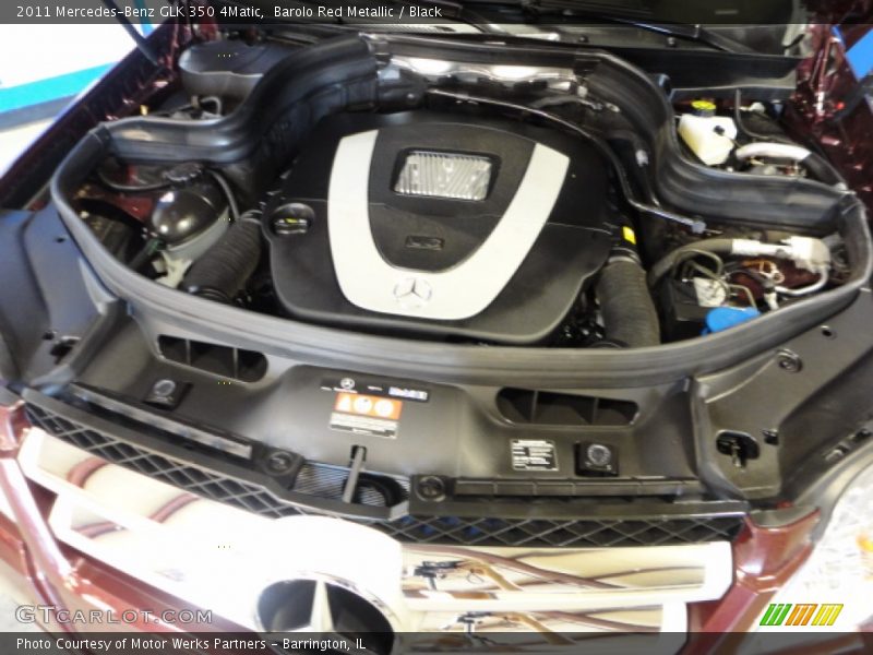 Barolo Red Metallic / Black 2011 Mercedes-Benz GLK 350 4Matic