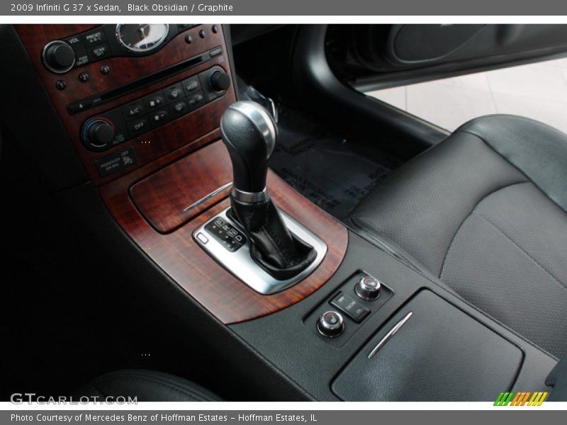 Black Obsidian / Graphite 2009 Infiniti G 37 x Sedan
