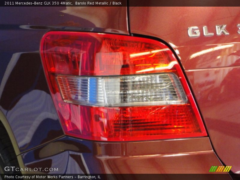 Barolo Red Metallic / Black 2011 Mercedes-Benz GLK 350 4Matic