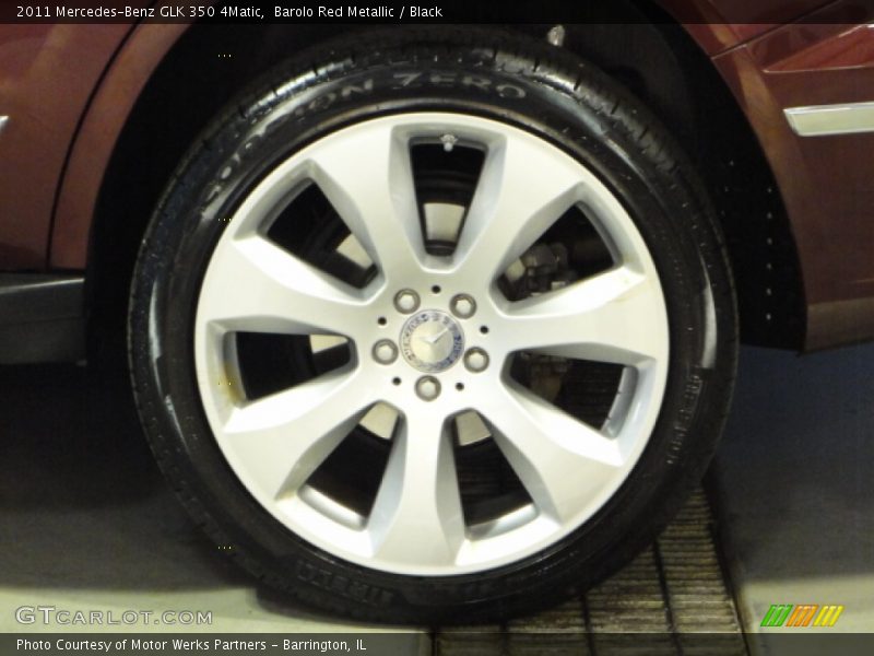 Barolo Red Metallic / Black 2011 Mercedes-Benz GLK 350 4Matic