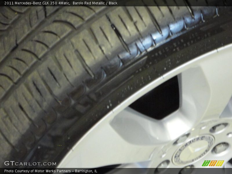 Barolo Red Metallic / Black 2011 Mercedes-Benz GLK 350 4Matic
