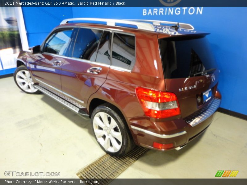 Barolo Red Metallic / Black 2011 Mercedes-Benz GLK 350 4Matic