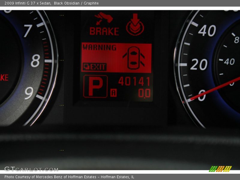 Black Obsidian / Graphite 2009 Infiniti G 37 x Sedan