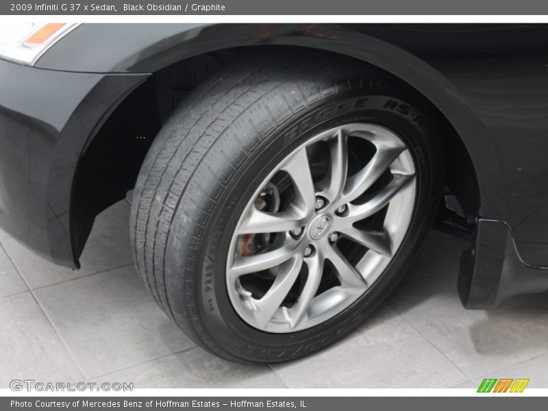 Black Obsidian / Graphite 2009 Infiniti G 37 x Sedan