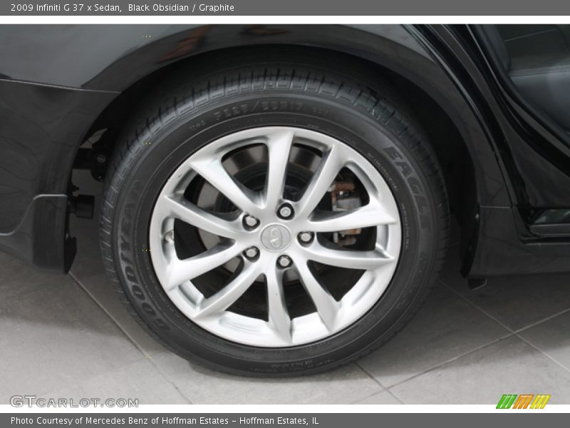 Black Obsidian / Graphite 2009 Infiniti G 37 x Sedan