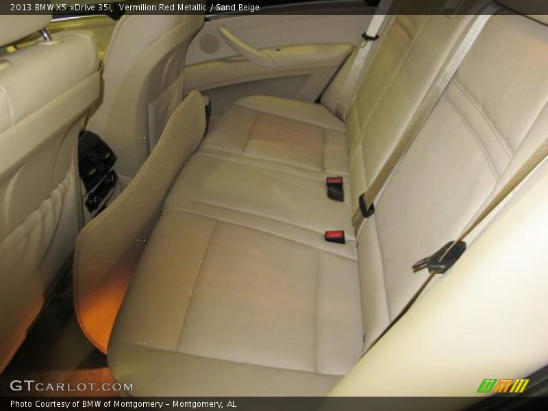 Rear Seat of 2013 X5 xDrive 35i
