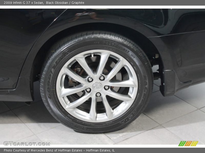 Black Obsidian / Graphite 2009 Infiniti G 37 x Sedan