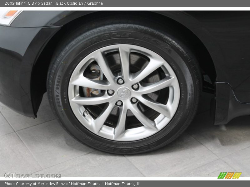 Black Obsidian / Graphite 2009 Infiniti G 37 x Sedan