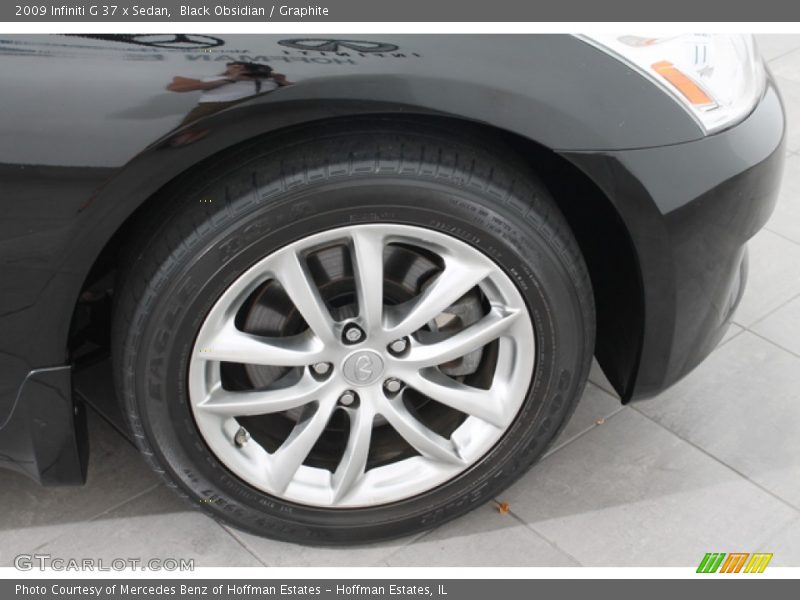 Black Obsidian / Graphite 2009 Infiniti G 37 x Sedan