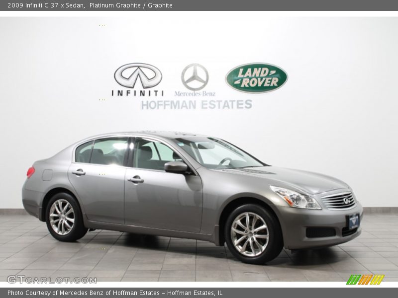 Platinum Graphite / Graphite 2009 Infiniti G 37 x Sedan