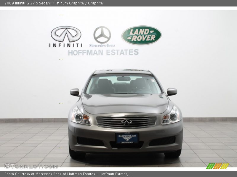 Platinum Graphite / Graphite 2009 Infiniti G 37 x Sedan
