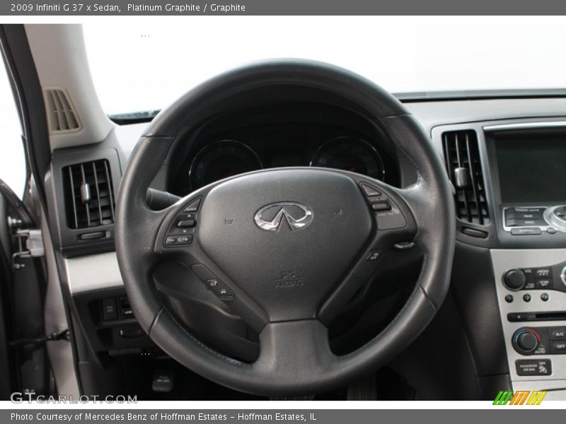 Platinum Graphite / Graphite 2009 Infiniti G 37 x Sedan