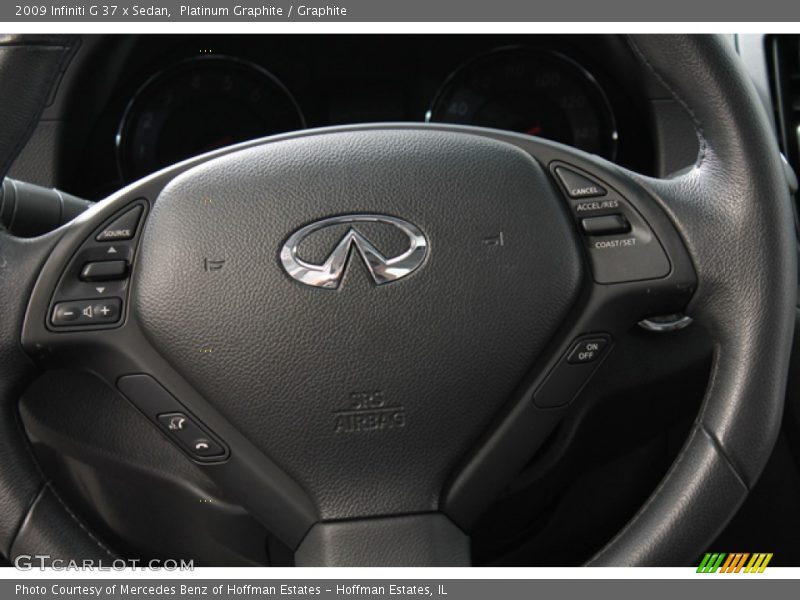 Platinum Graphite / Graphite 2009 Infiniti G 37 x Sedan