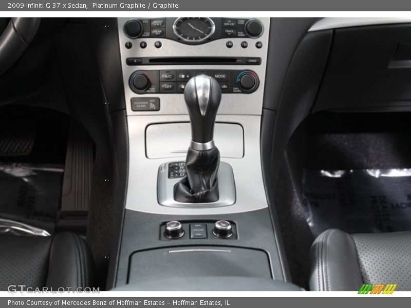 Platinum Graphite / Graphite 2009 Infiniti G 37 x Sedan