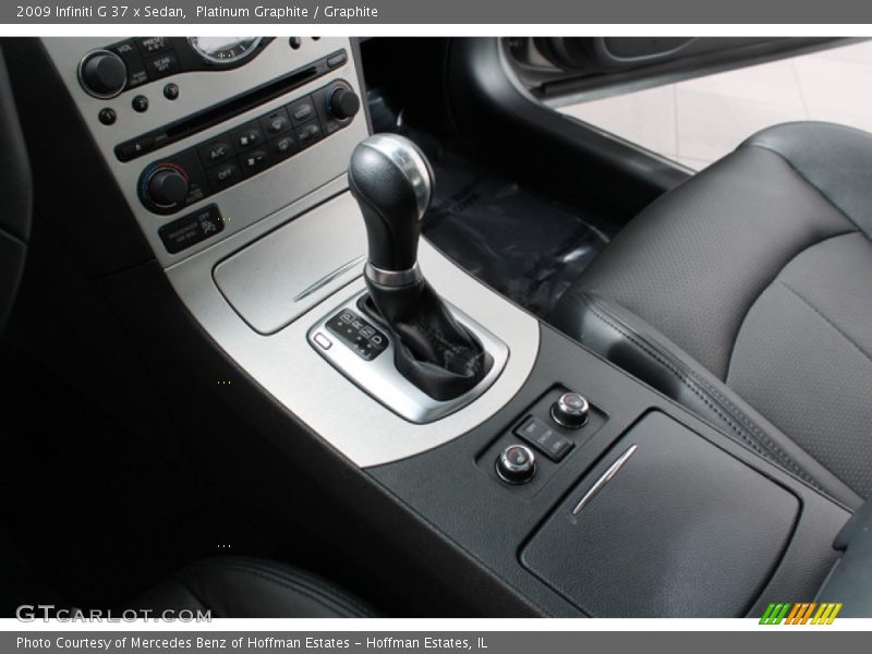 Platinum Graphite / Graphite 2009 Infiniti G 37 x Sedan
