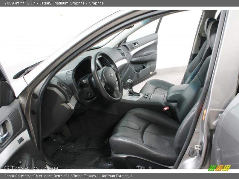 Platinum Graphite / Graphite 2009 Infiniti G 37 x Sedan