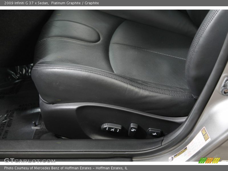 Platinum Graphite / Graphite 2009 Infiniti G 37 x Sedan