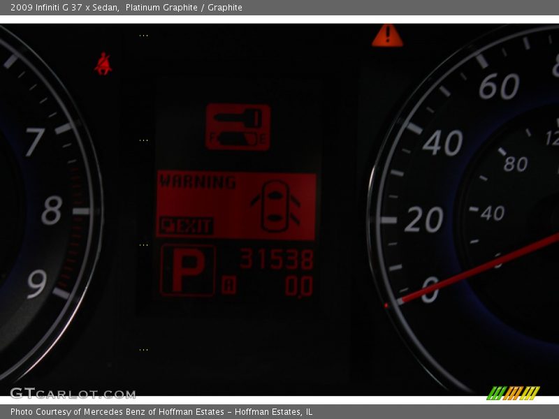Platinum Graphite / Graphite 2009 Infiniti G 37 x Sedan