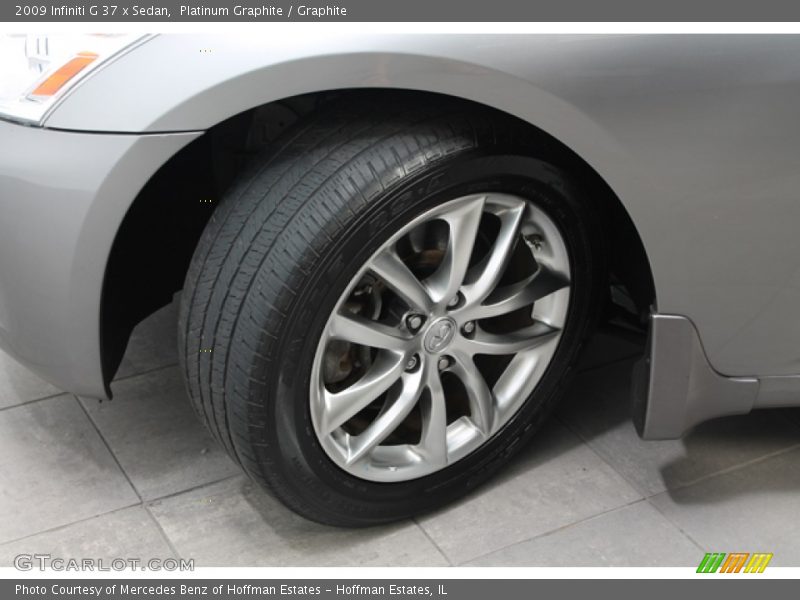 Platinum Graphite / Graphite 2009 Infiniti G 37 x Sedan