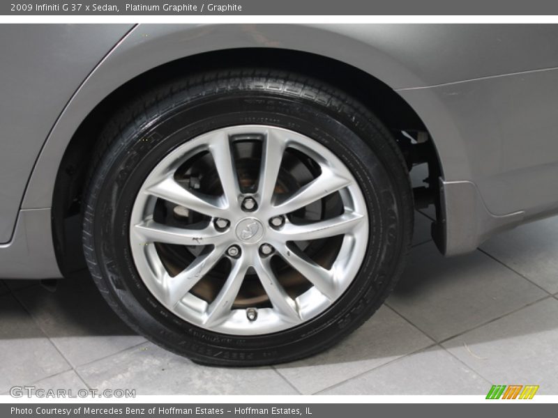 Platinum Graphite / Graphite 2009 Infiniti G 37 x Sedan