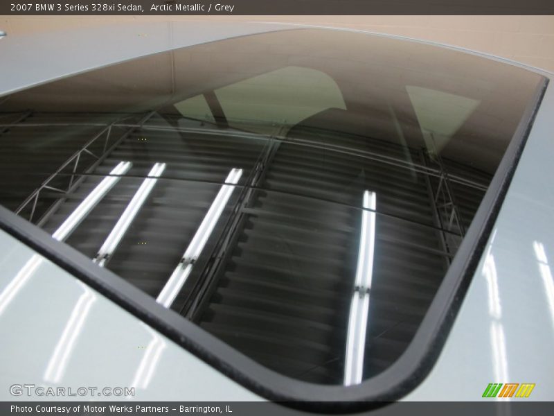 Arctic Metallic / Grey 2007 BMW 3 Series 328xi Sedan