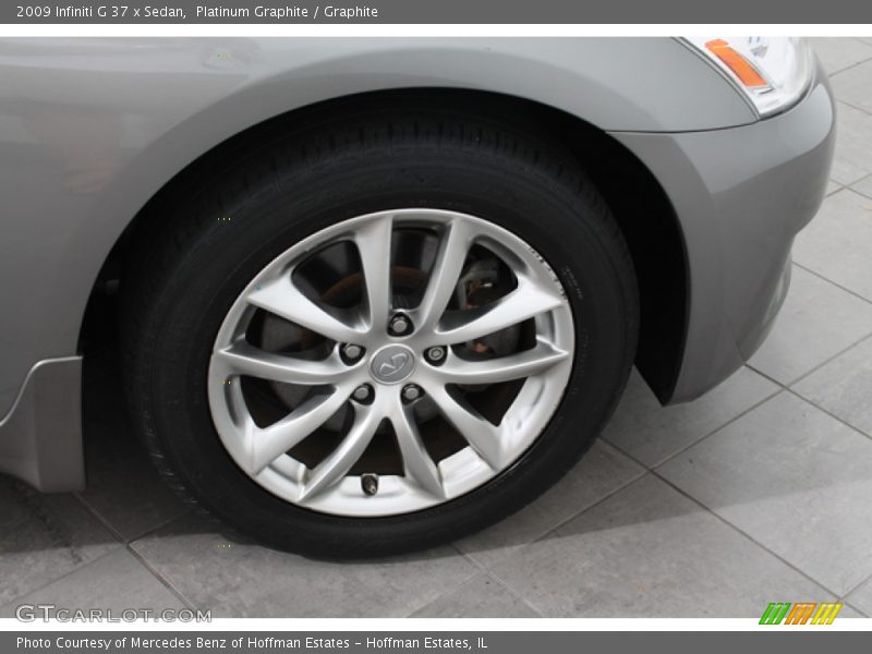 Platinum Graphite / Graphite 2009 Infiniti G 37 x Sedan