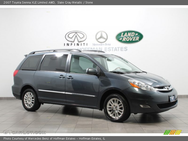 Slate Gray Metallic / Stone 2007 Toyota Sienna XLE Limited AWD