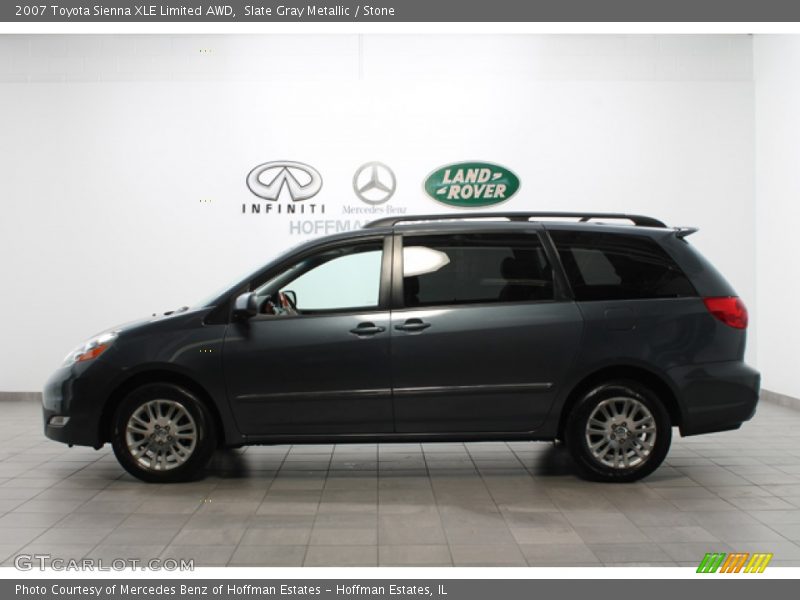 Slate Gray Metallic / Stone 2007 Toyota Sienna XLE Limited AWD