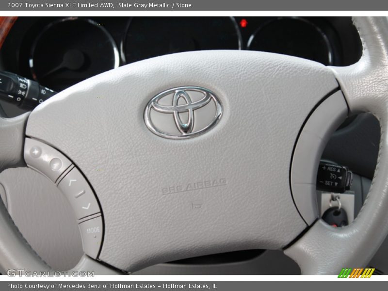 Slate Gray Metallic / Stone 2007 Toyota Sienna XLE Limited AWD