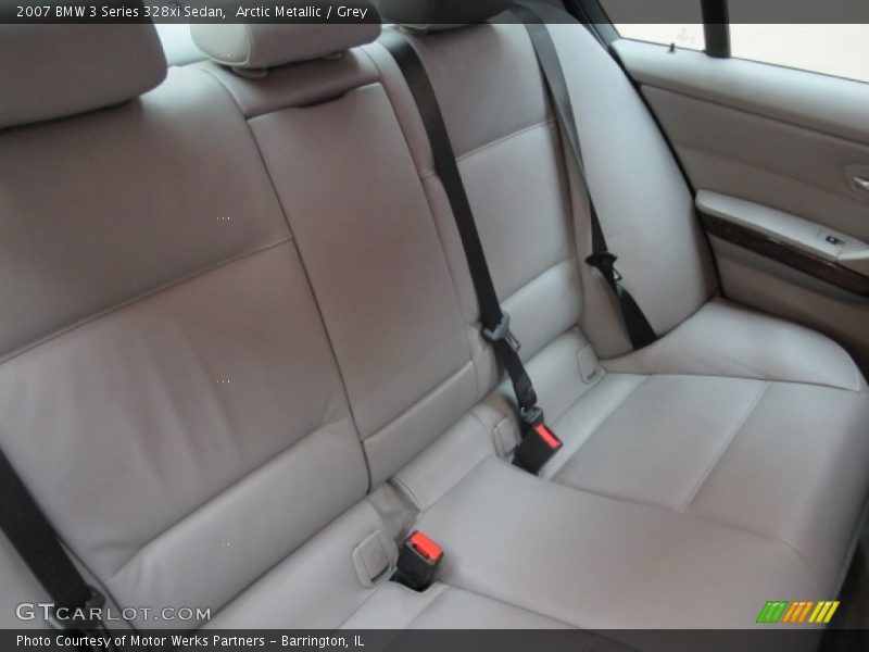 Arctic Metallic / Grey 2007 BMW 3 Series 328xi Sedan