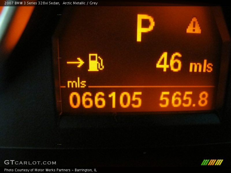 Arctic Metallic / Grey 2007 BMW 3 Series 328xi Sedan
