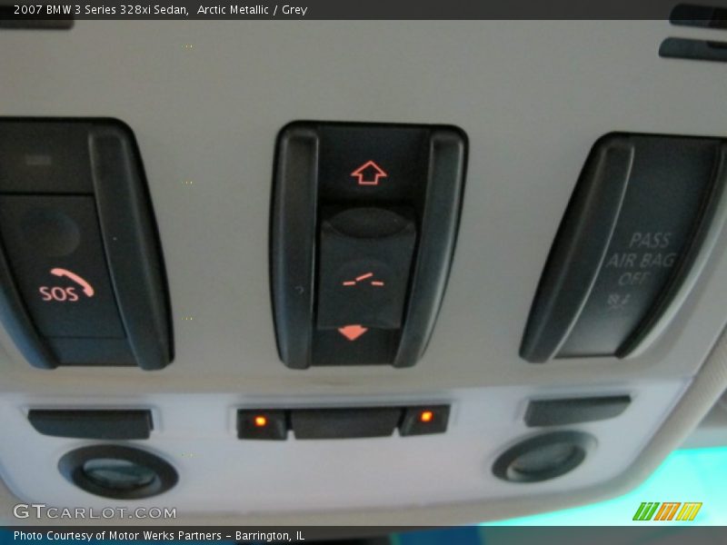 Arctic Metallic / Grey 2007 BMW 3 Series 328xi Sedan