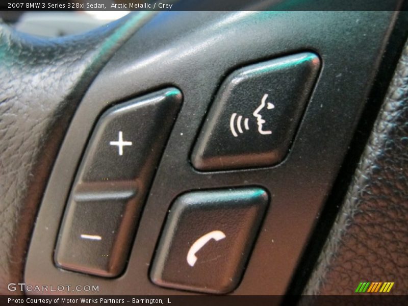 Arctic Metallic / Grey 2007 BMW 3 Series 328xi Sedan