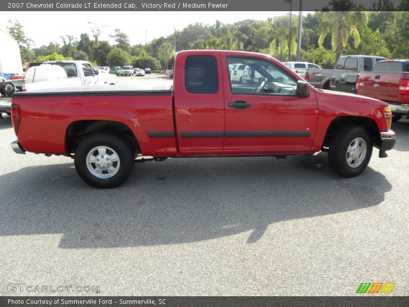 Victory Red / Medium Pewter 2007 Chevrolet Colorado LT Extended Cab