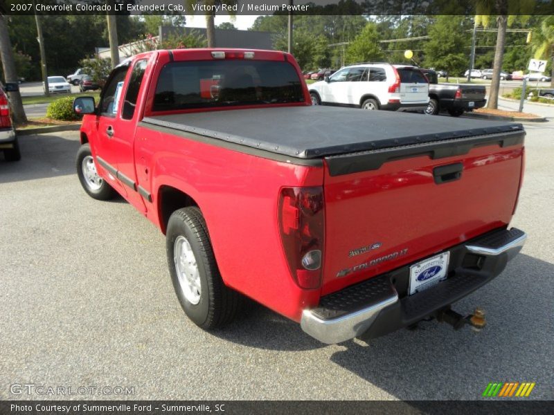 Victory Red / Medium Pewter 2007 Chevrolet Colorado LT Extended Cab