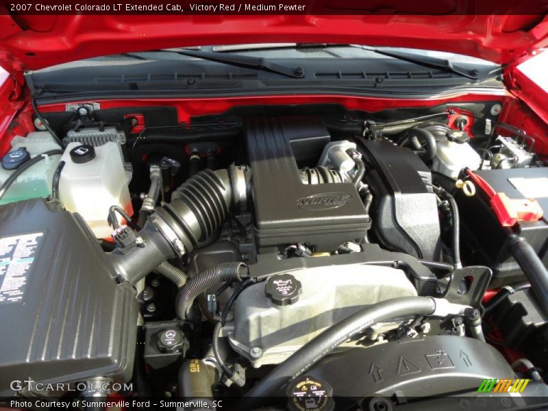 Victory Red / Medium Pewter 2007 Chevrolet Colorado LT Extended Cab