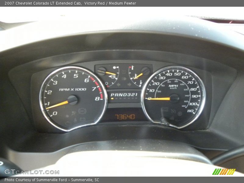 Victory Red / Medium Pewter 2007 Chevrolet Colorado LT Extended Cab