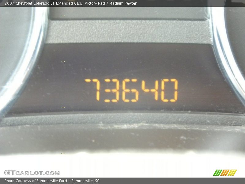 Victory Red / Medium Pewter 2007 Chevrolet Colorado LT Extended Cab