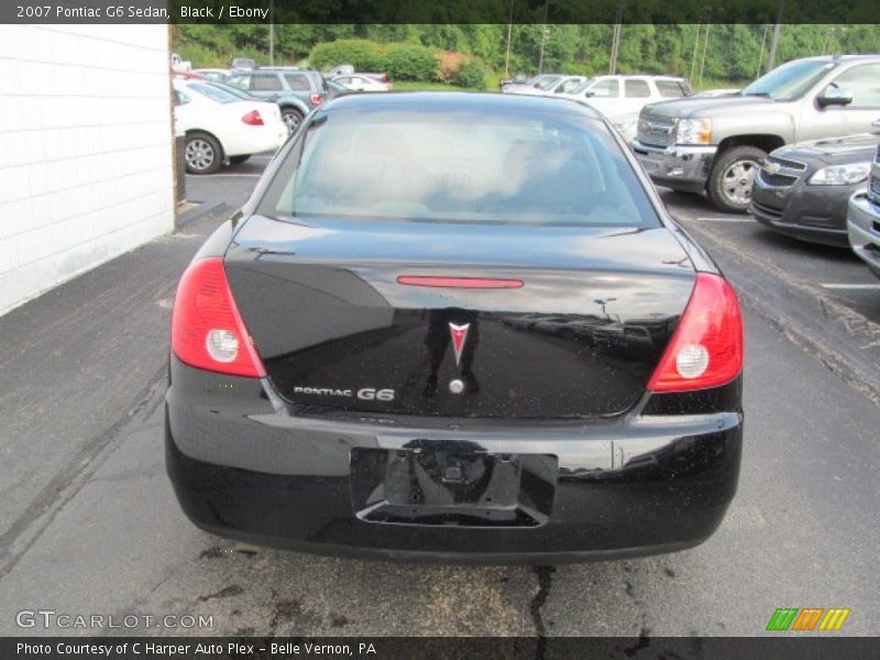 Black / Ebony 2007 Pontiac G6 Sedan